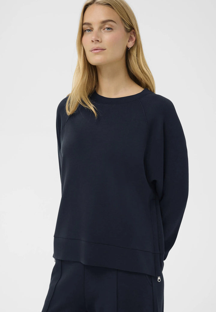 Part Two Zola Sweater - Dark Navy