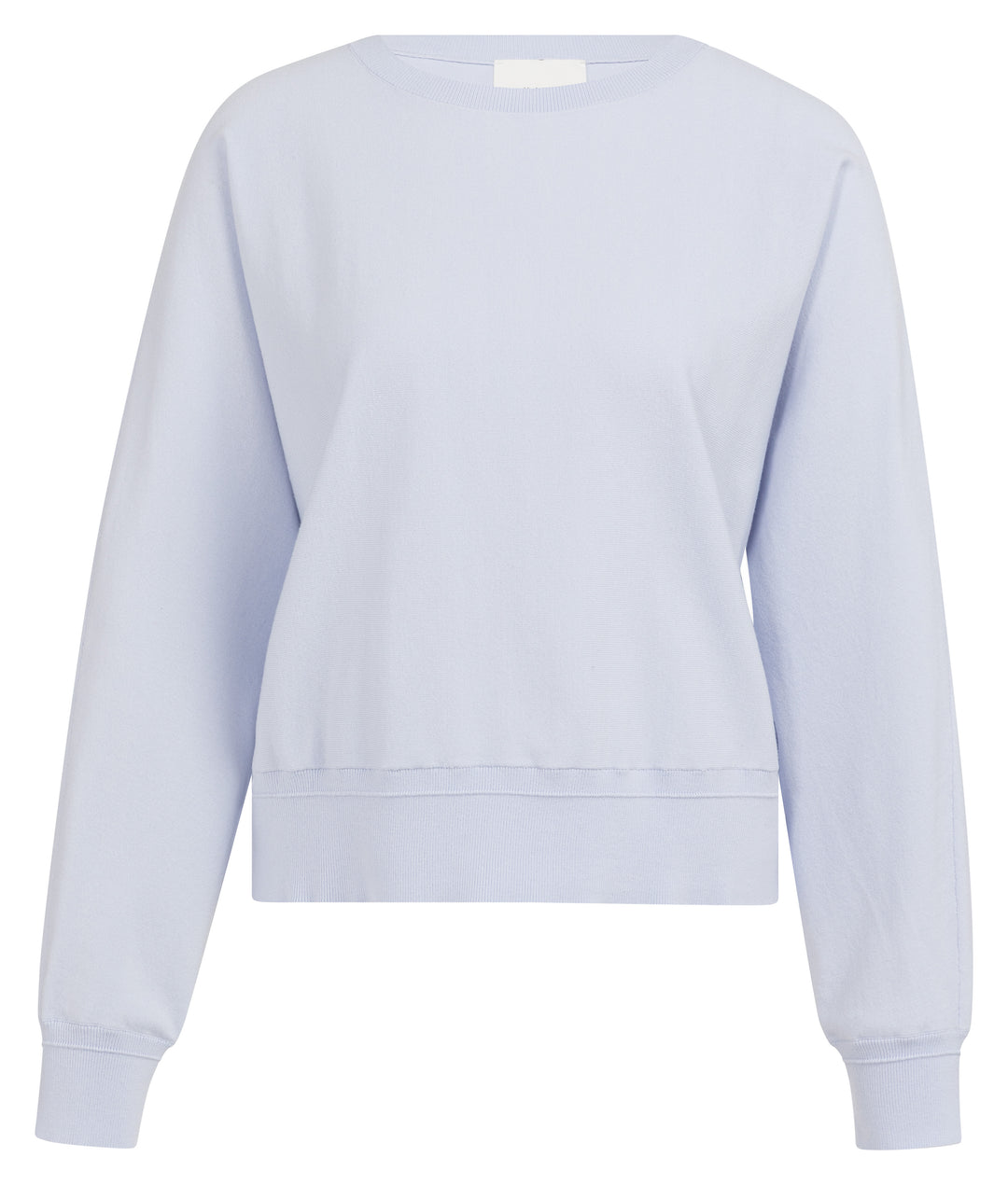 YAYA Batwing Sweater w/ Details - Ice Blue