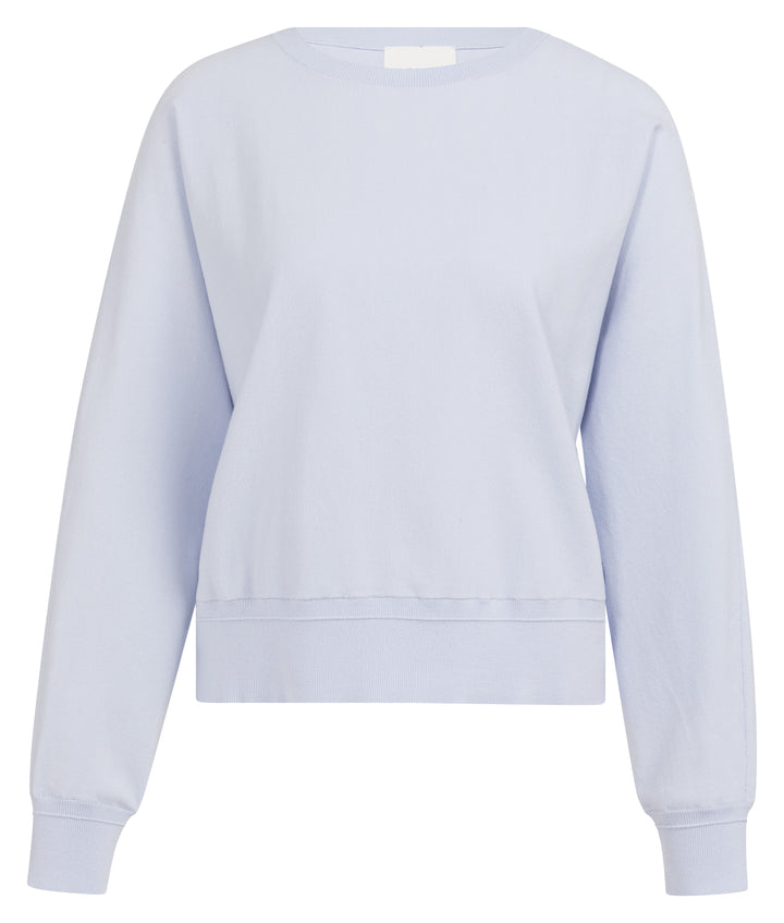 YAYA Batwing Sweater w/ Details - Ice Blue