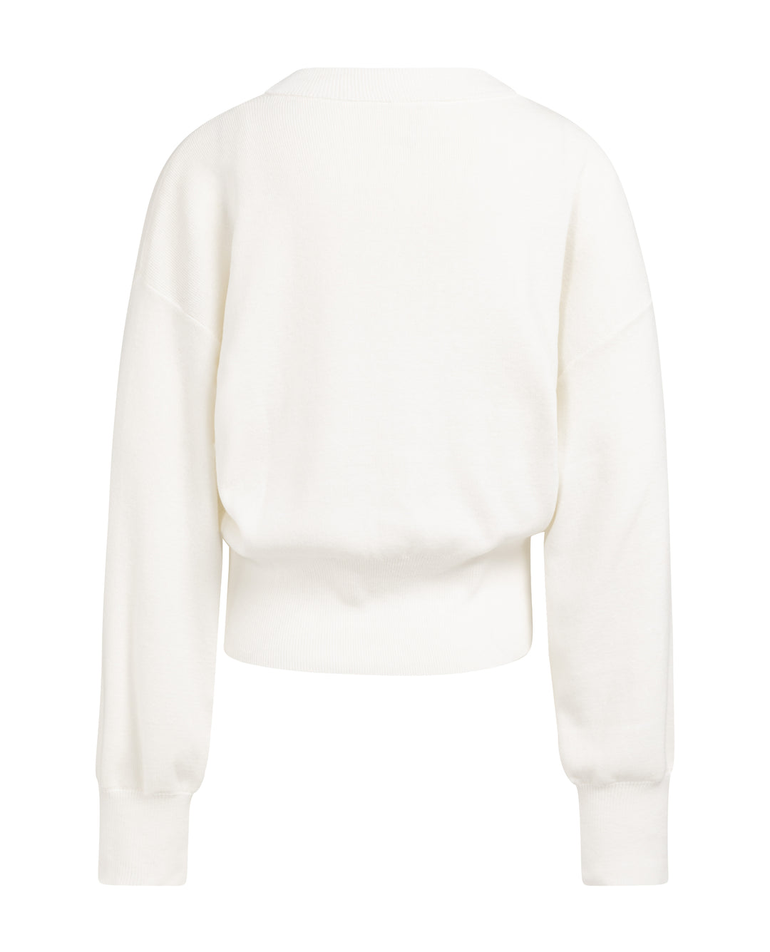 YAYA Cardigan With Fancy Buttons - Ivory White