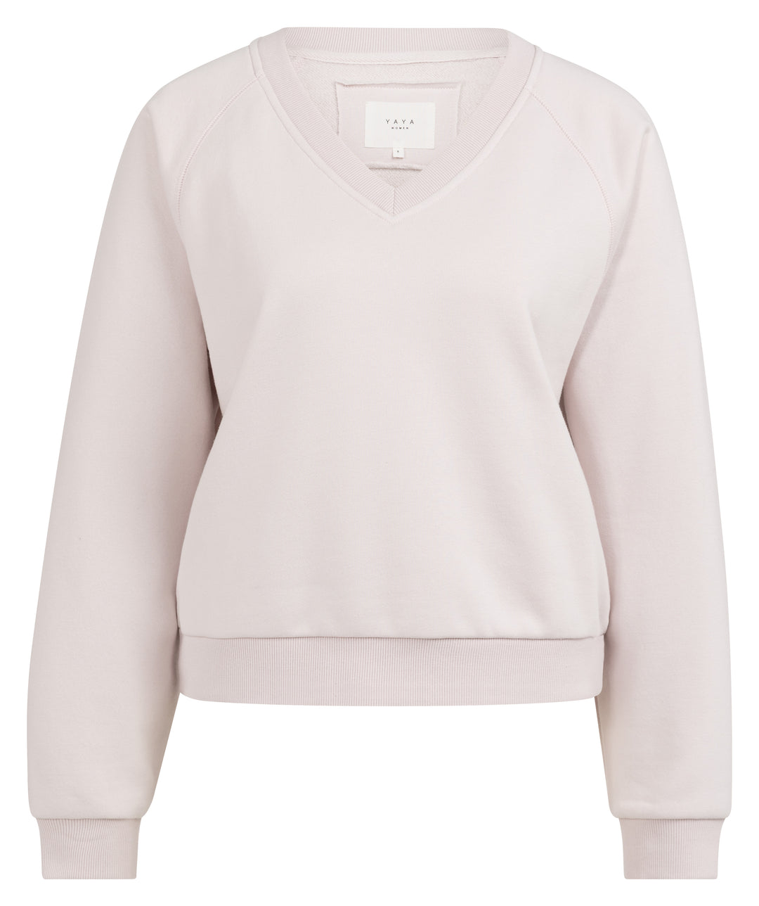 YAYA V-Neck Sweatshirt - Grey Lilac
