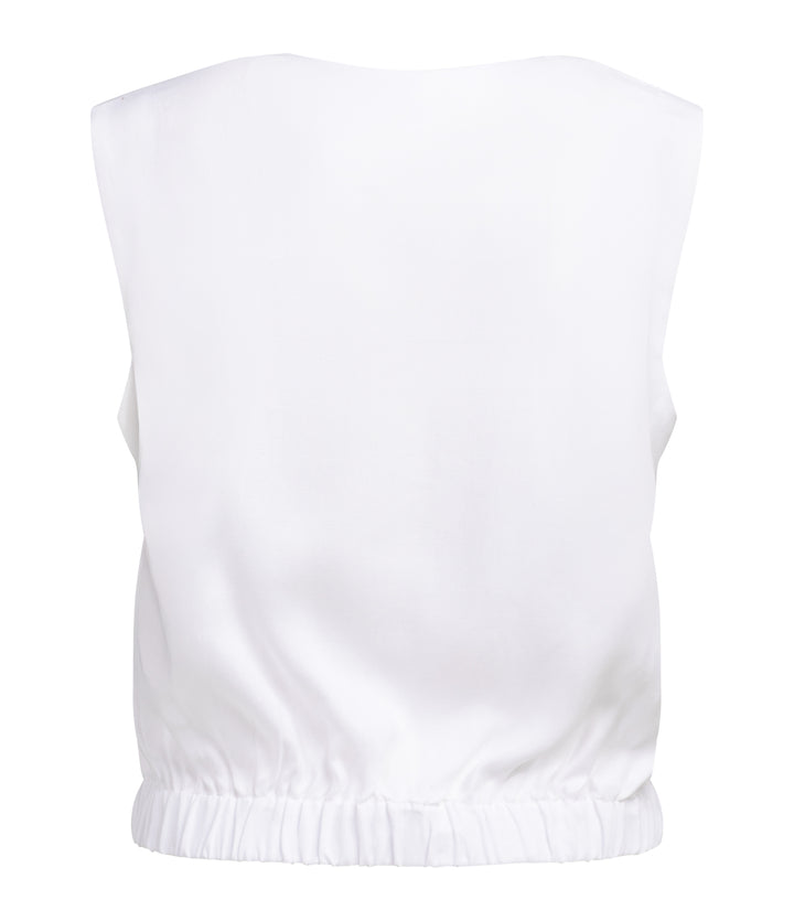 YAYA Blouse Sleeveless Blouse - White