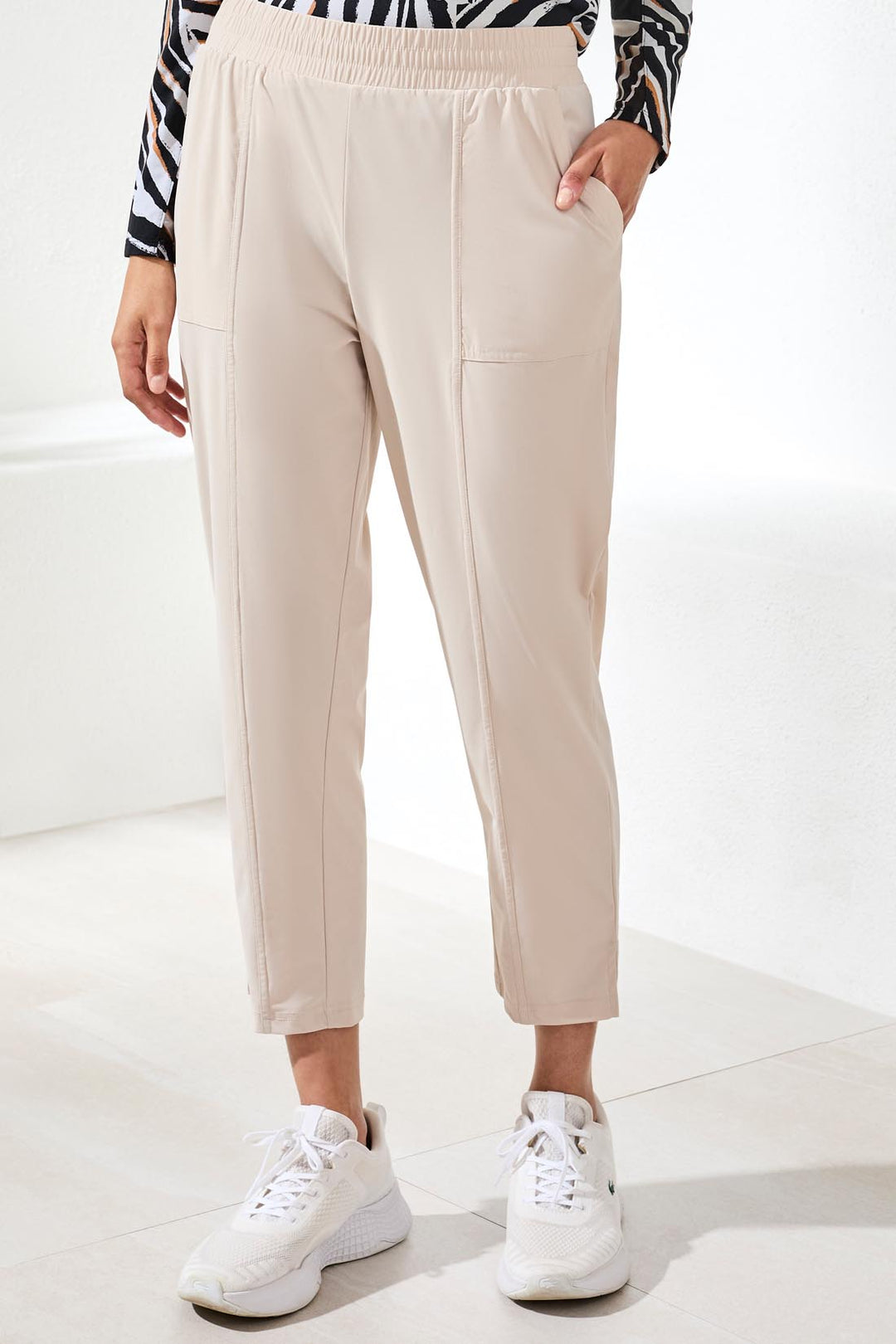 Tribal 25 Inch Pull-on Technical Capris -  Sanddune