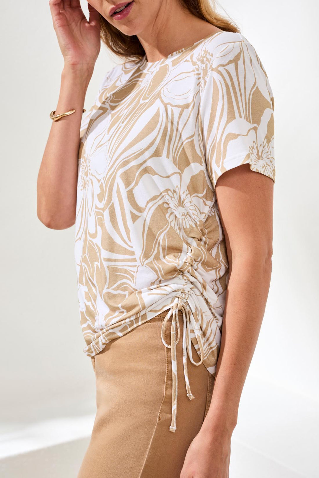 Tribal Crewneck Top - Desert
