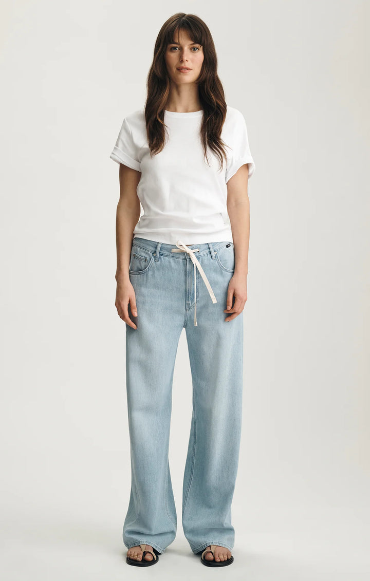 Mavi Nella Wide Leg Jeans - Bleached Well Blue