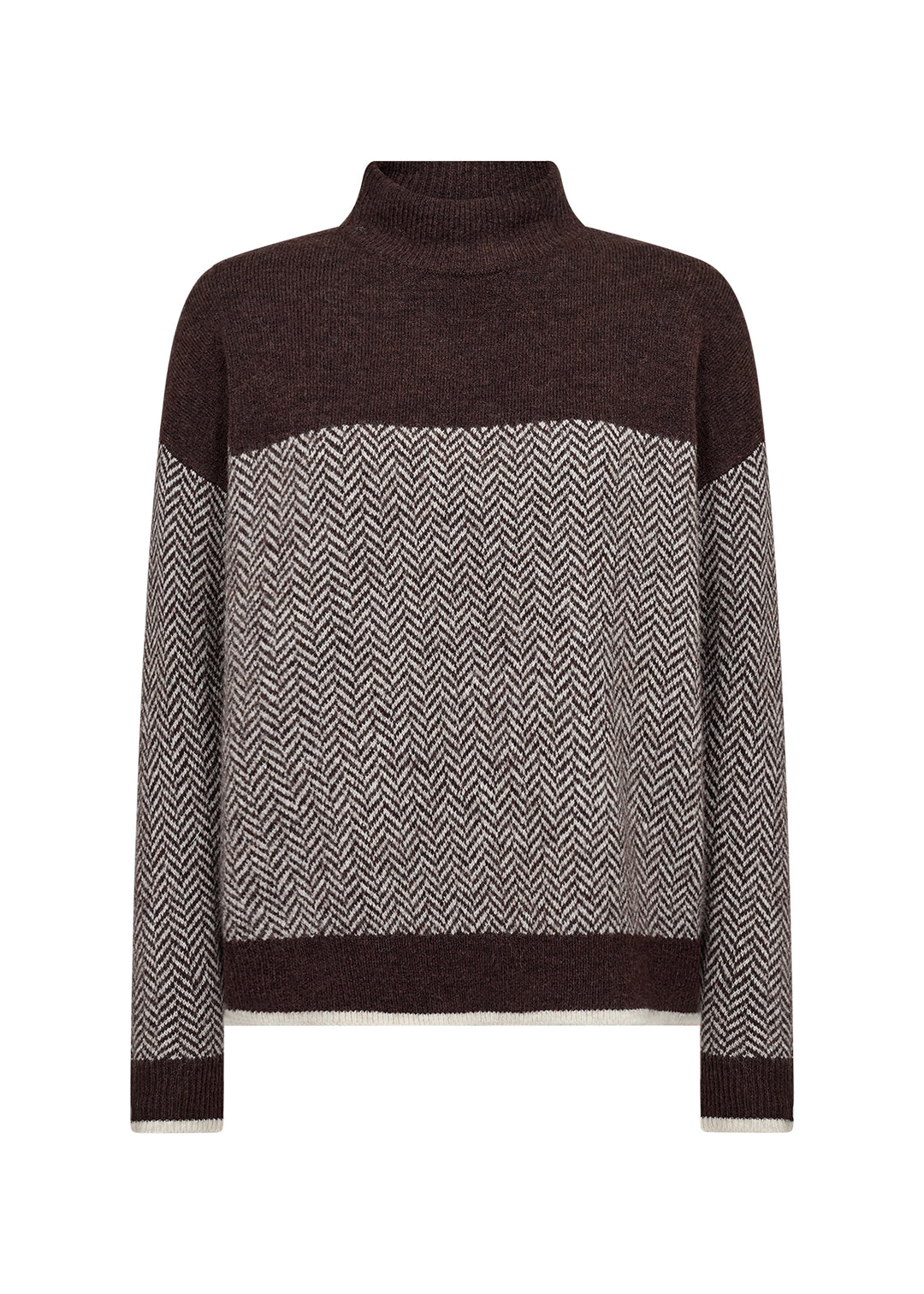 Soyaconcept Sweater - Chocolate Plum Melange