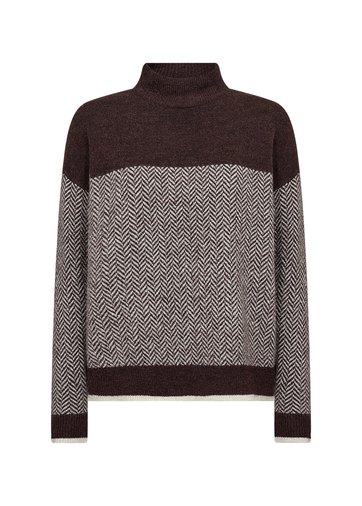Soyaconcept Sweater - Chocolate Plum Melange