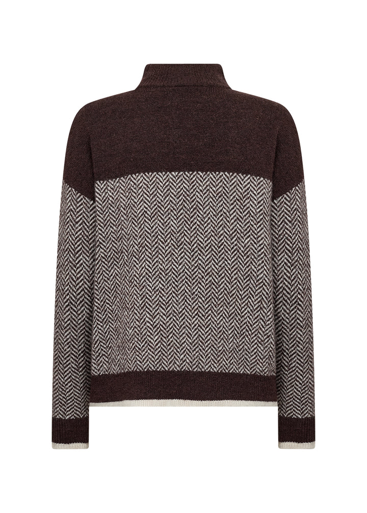 Soyaconcept Sweater - Chocolate Plum Melange