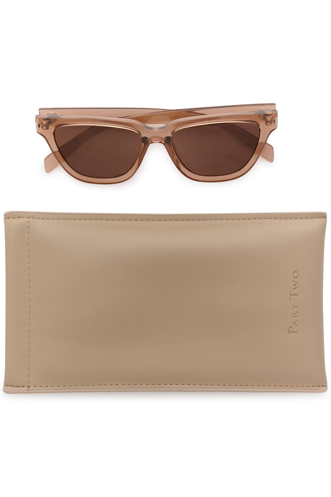 Part Two Bulenga Sunglasses - Light Brown Transparent