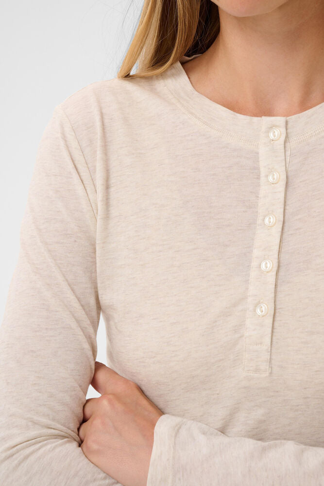 Part Two Chattia Tshirt - Whitecap Melange