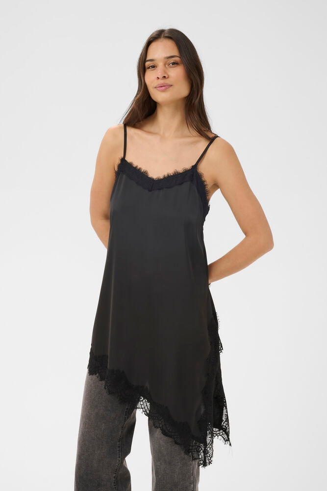 Kaffe Amiala Strap Top - Black