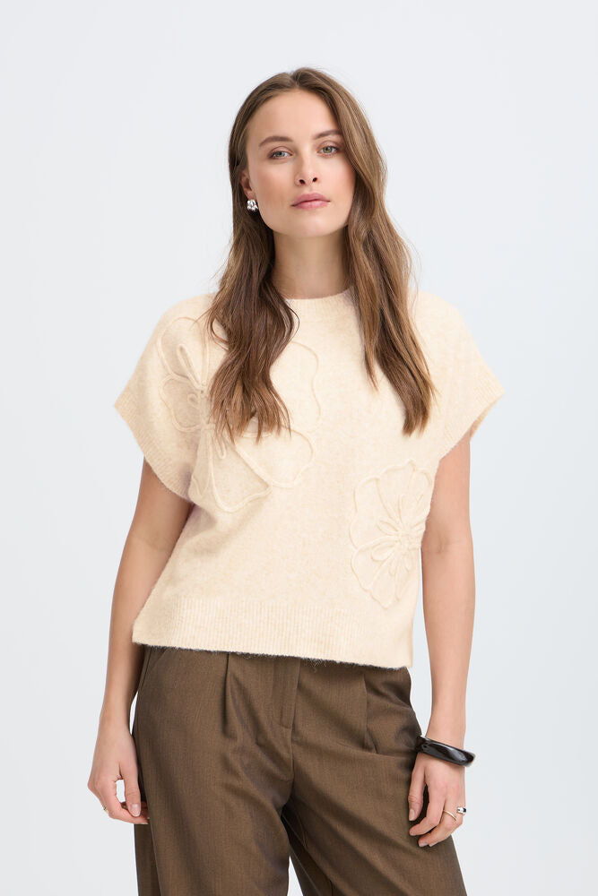 b.young Omea Deco Slipover - Birch Melange