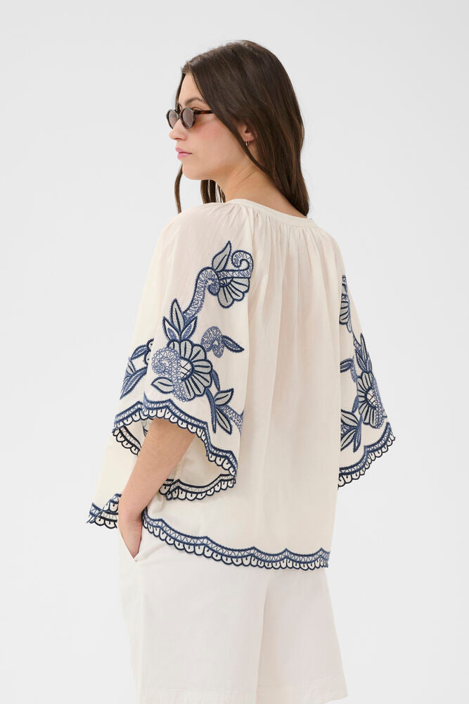 Part Two Biancha Blouse - Whisper White