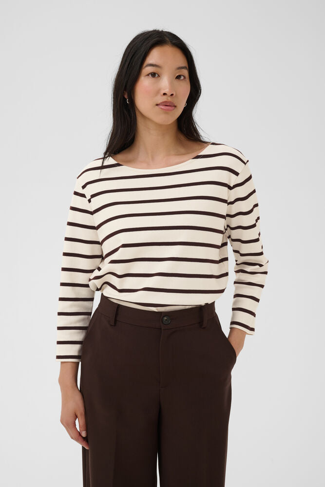 Part Two Nela Tee - Mole Stripe