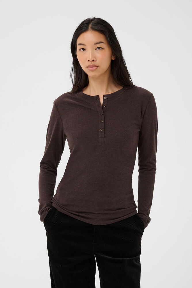 Part Two Chattia Tshirt - Mole Melange