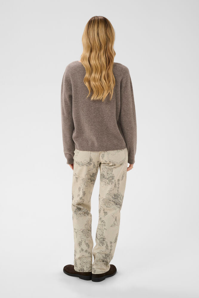 Cream Mela Pullover - Java Melange