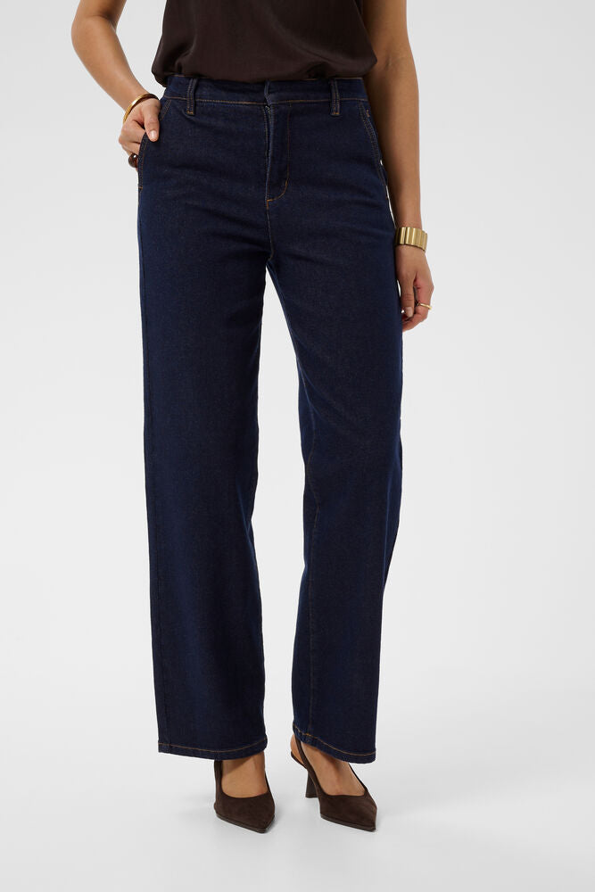 Cream Visti Straight Leg Pant - Cape Breton