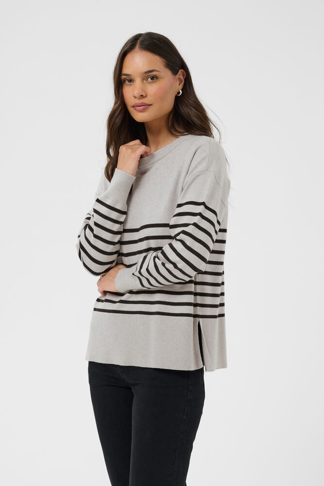 Kaffe Alimone Pullover Knit - Grey
