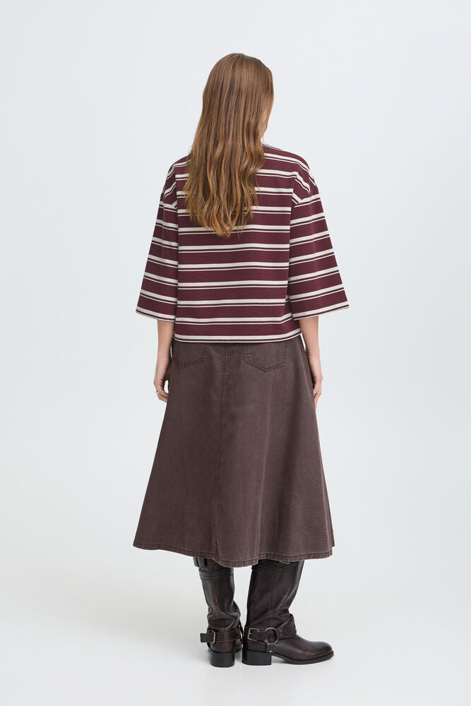 b.young Pelda 3-4 Shirt - Fig Stripe