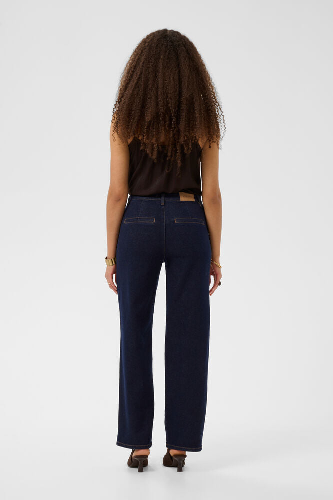 Cream Visti Straight Leg Pant - Cape Breton