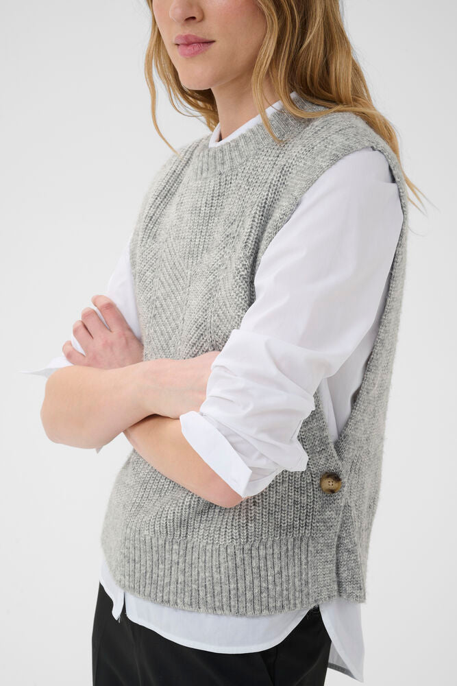Part Two Charlye Waistcoat - Grey