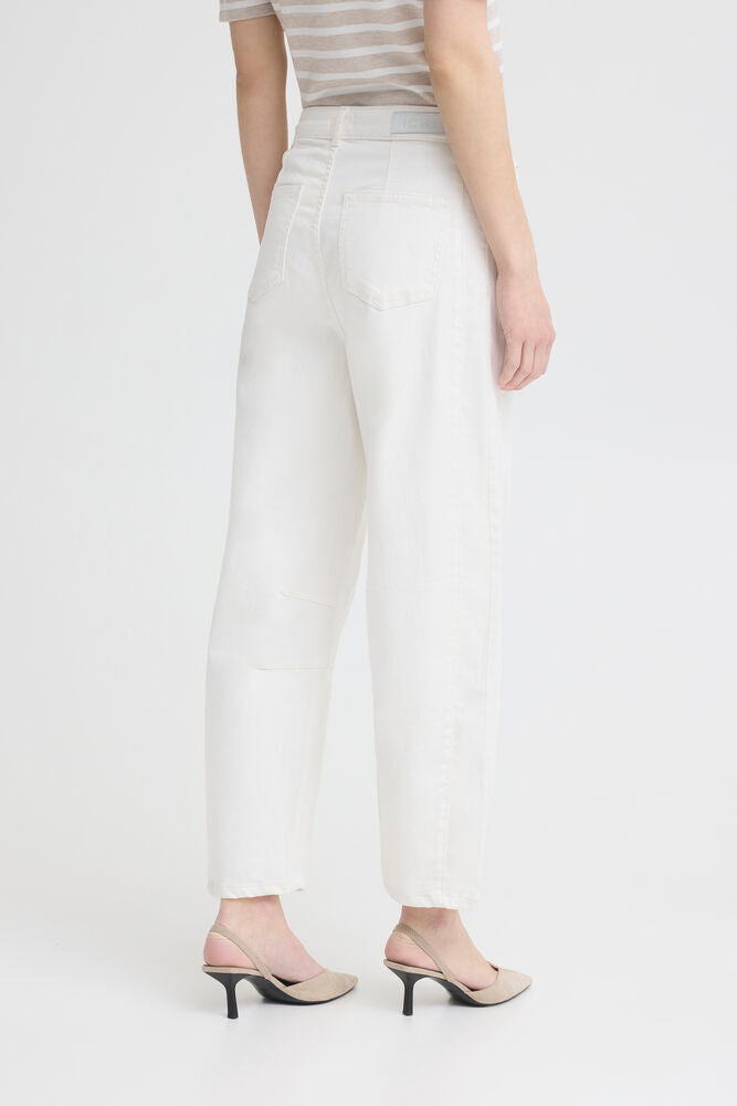 ICHI Ziggy Pant - White