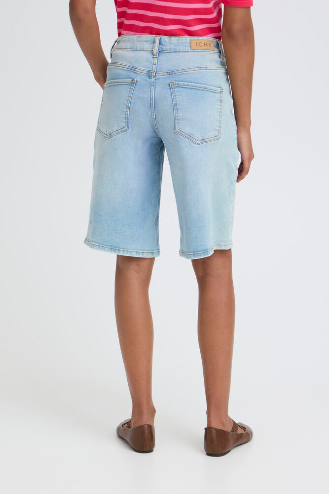 ICHI Bermuda Shorts - Light Blue
