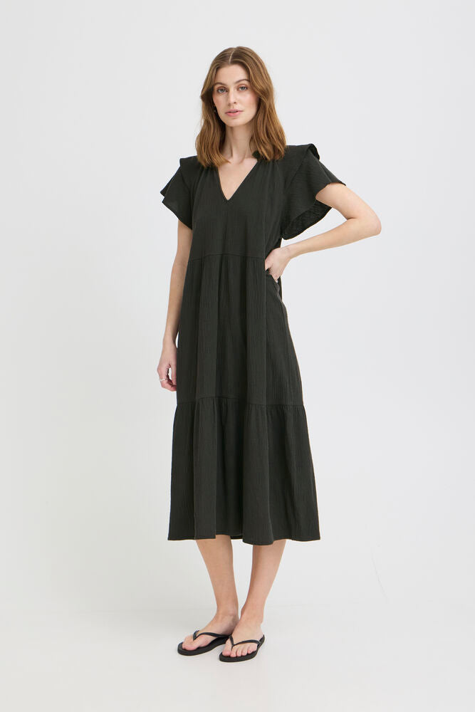 ICHI Lifana Dress - Black