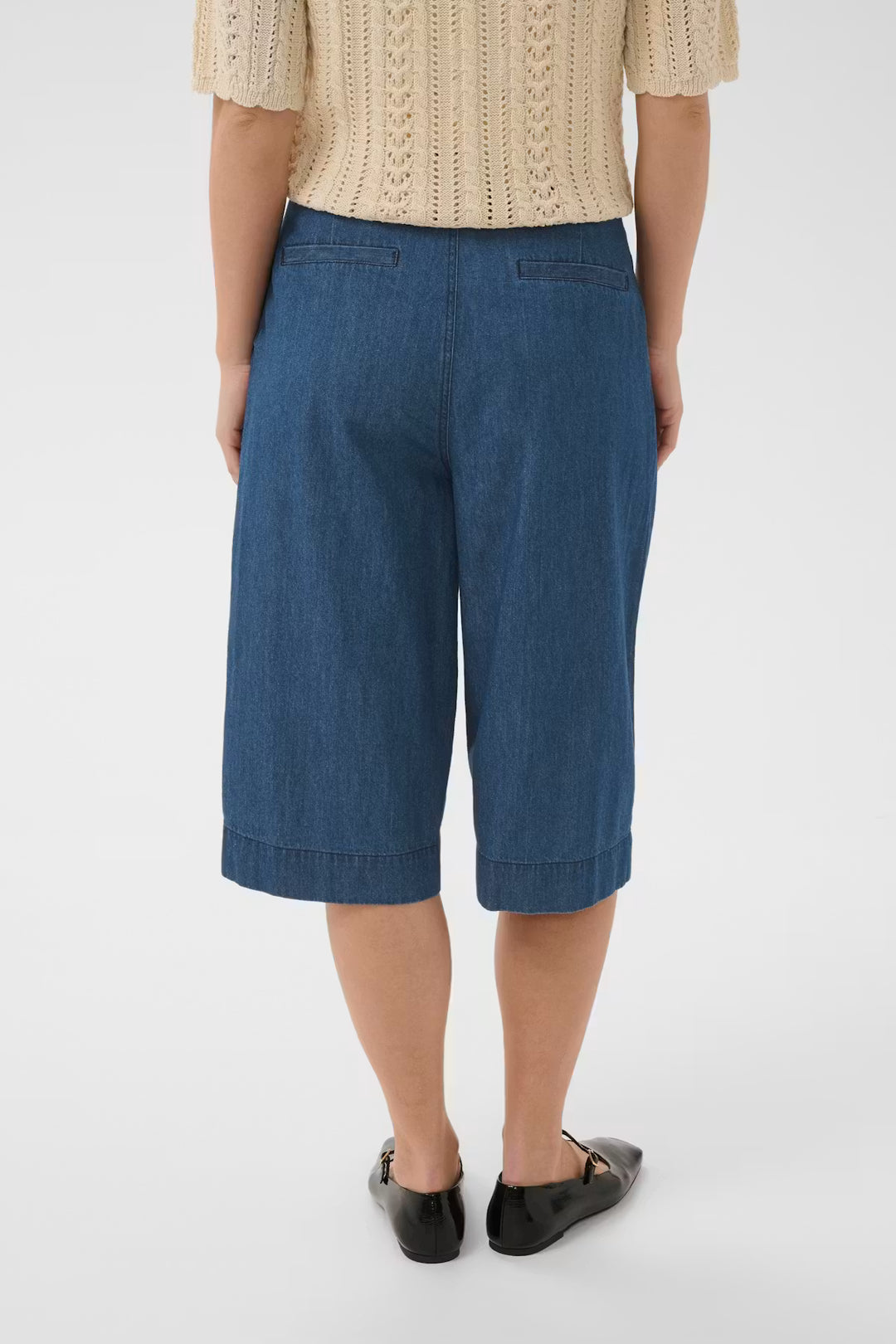 Part Two Dennie Shorts - Medium Dark Blue