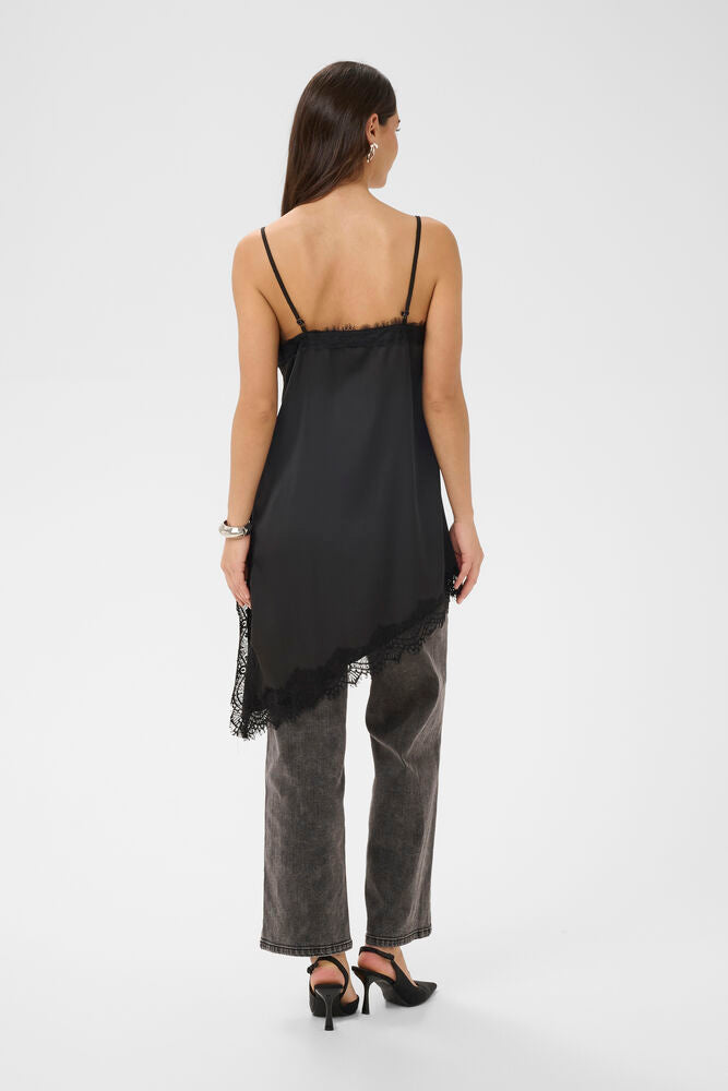 Kaffe Amiala Strap Top - Black