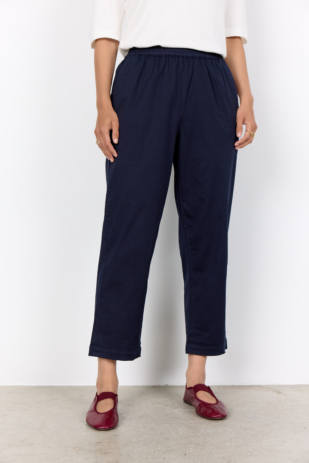 Soyaconcept Ladies Woven Pant - Navy