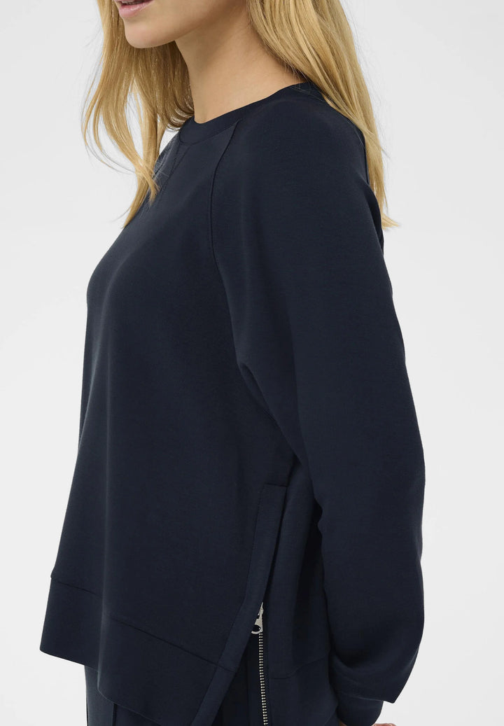 Part Two Zola Sweater - Dark Navy