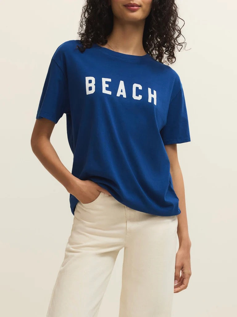 Z SUPPLY Beach Boyfriend Tee - Blueprint