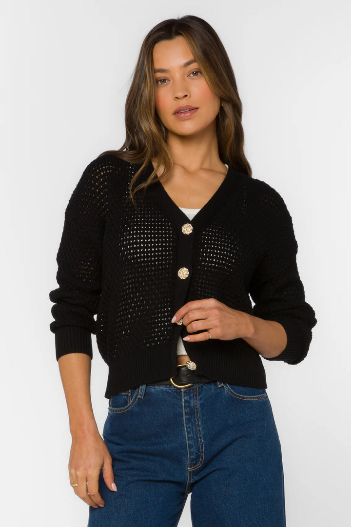Velvet Heart Aris Cardigan - Black