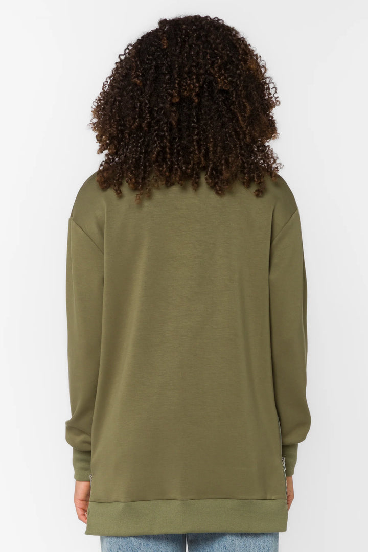 Velvet Heart Elliana Sweatshirt - Pesto