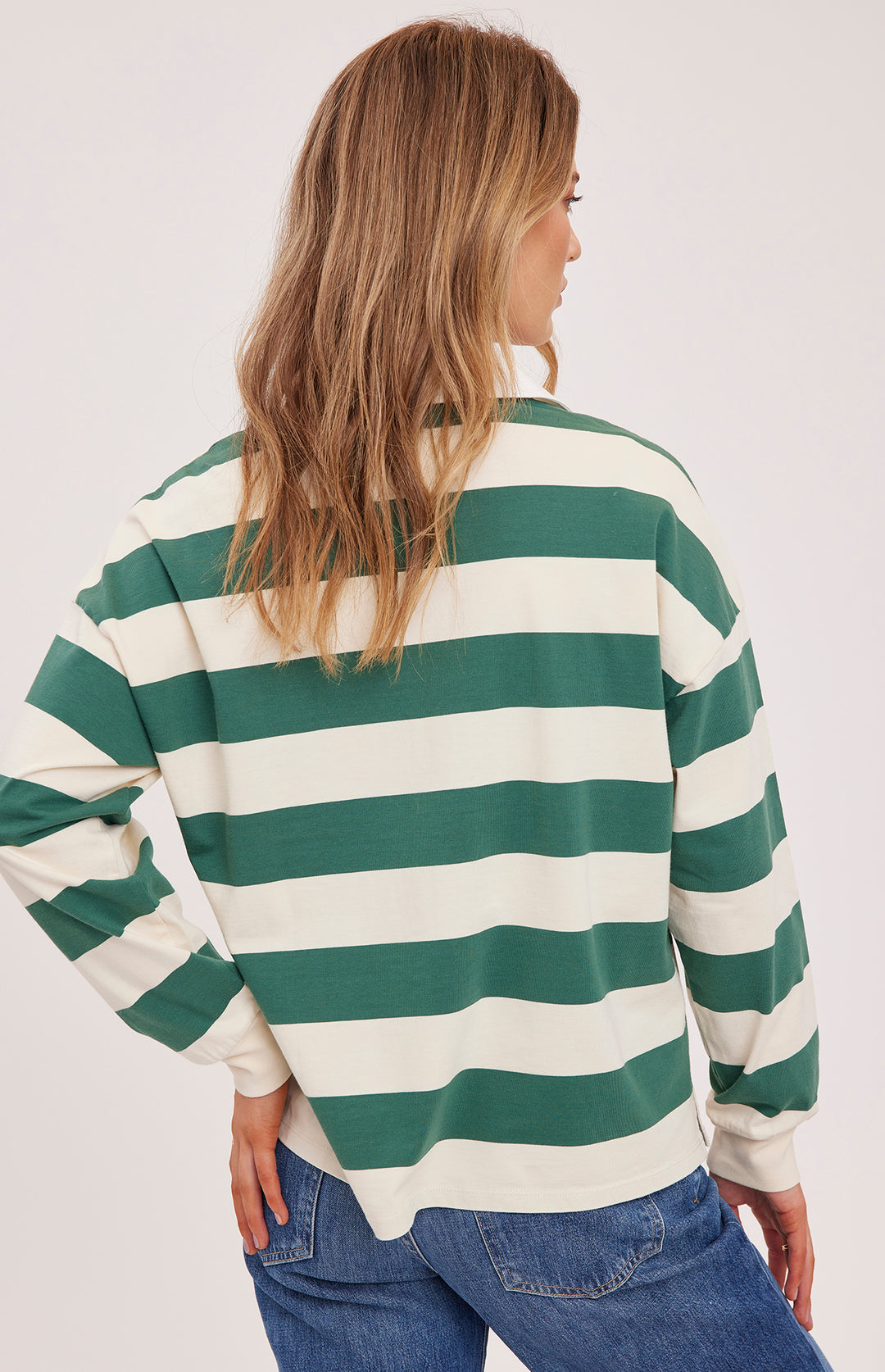 Gentle Fawn Britt Shirt - Hunter Stripe