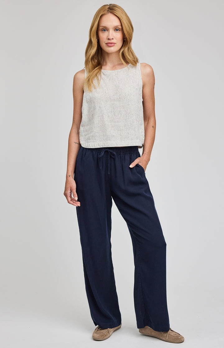 Gentle Fawn Leanne Sleeveless Top - White Stripe
