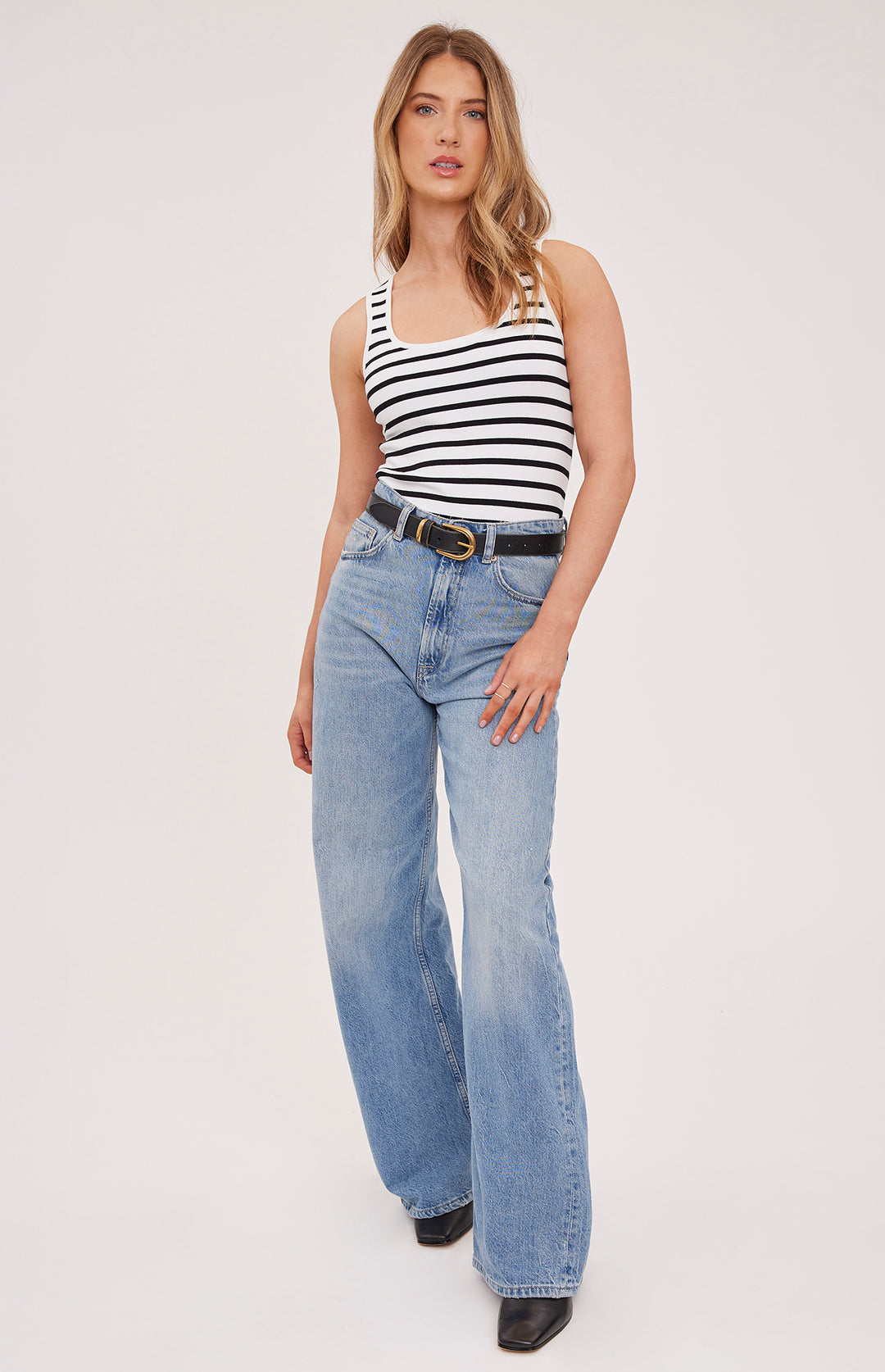 Gentle Fawn Sierra Tank - Black Stripe