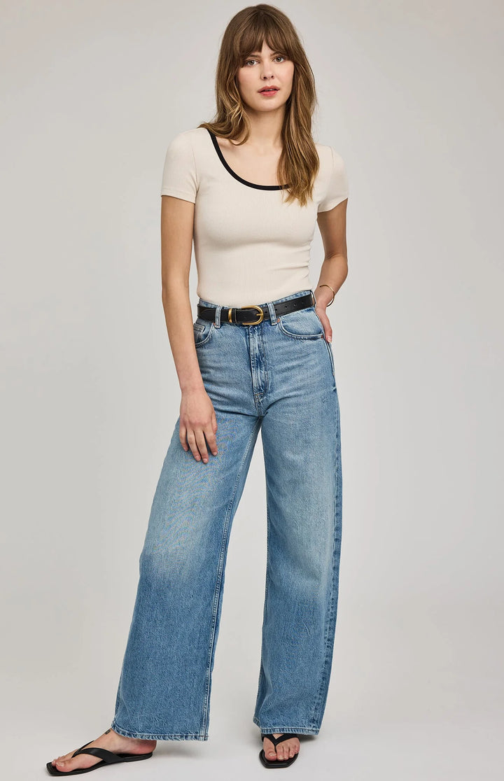 Gentle Fawn Shayleen T-Shirt - Alabaster Ringer