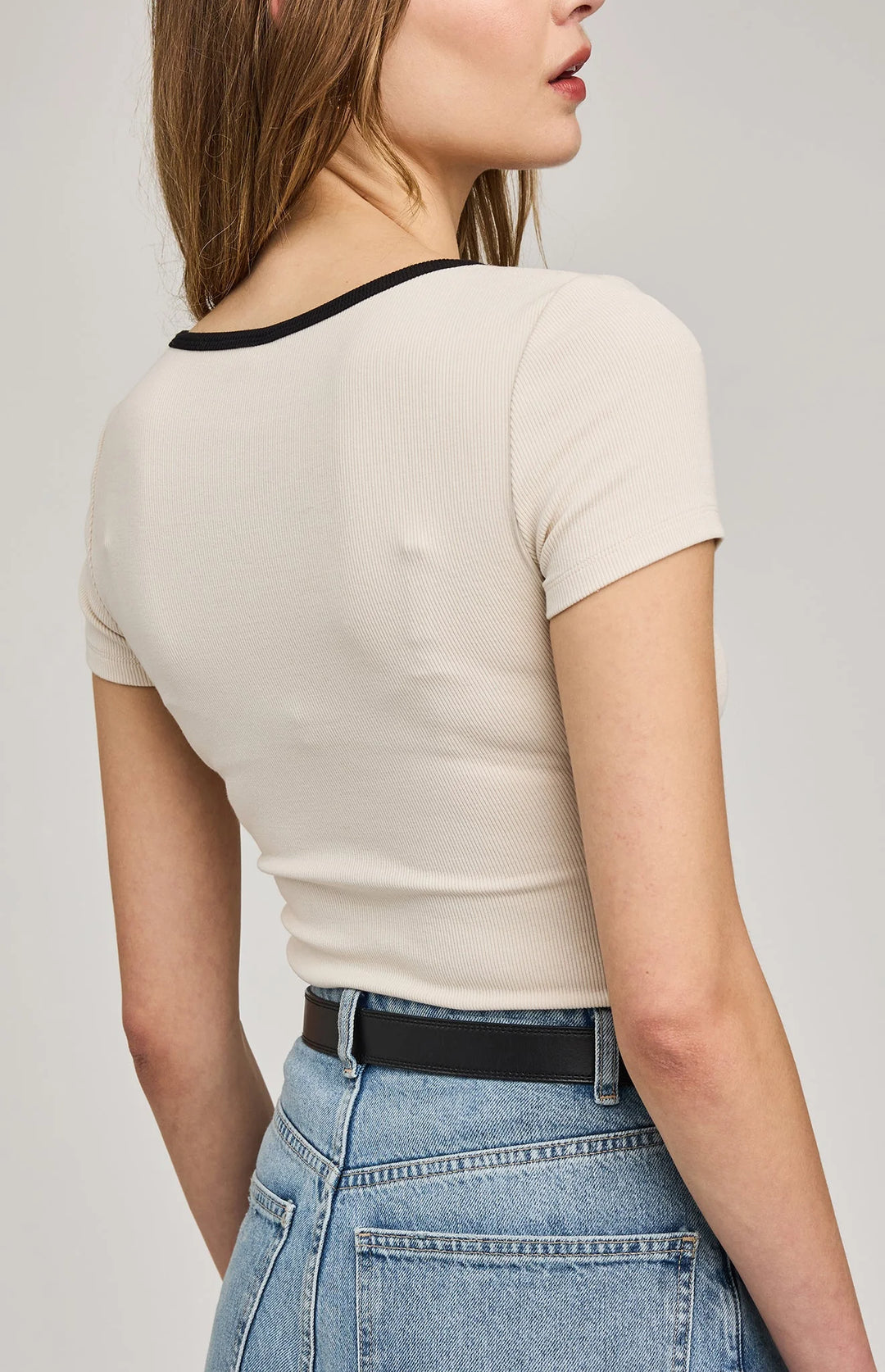 Gentle Fawn Shayleen T-Shirt - Alabaster Ringer