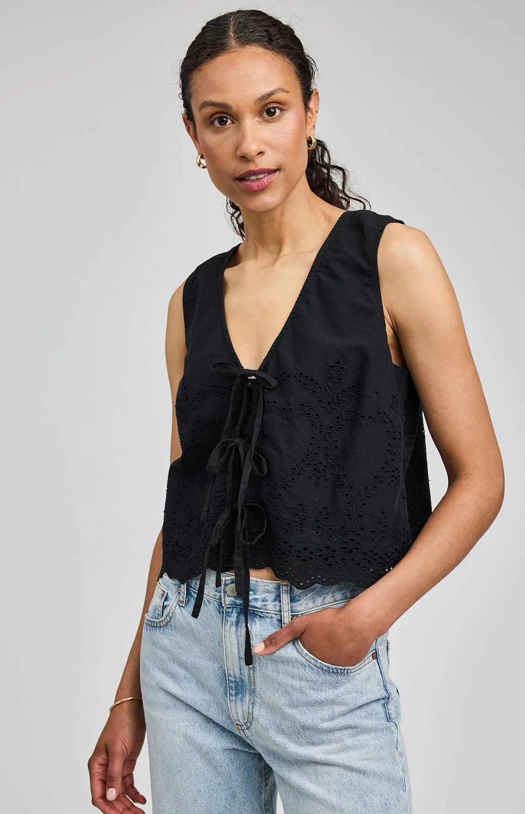 Gentle Fawn Rhea Sleeveless Top - Black