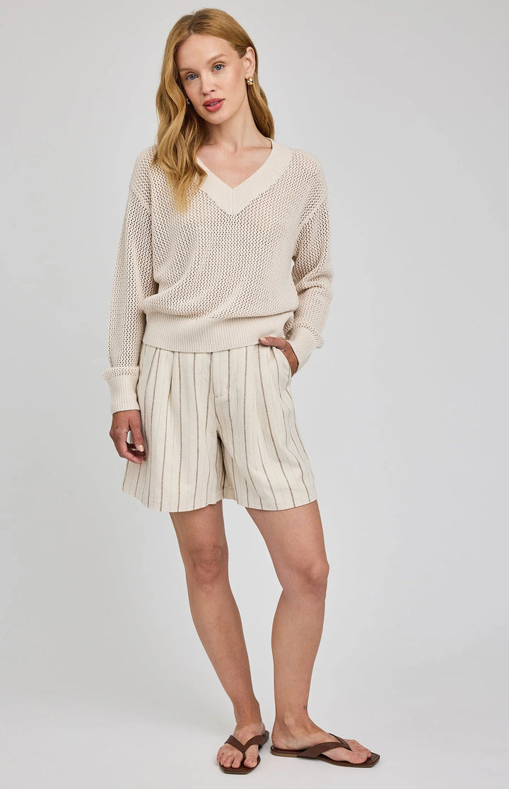 Gentle Fawn Jensen Knit Pullover - Linen