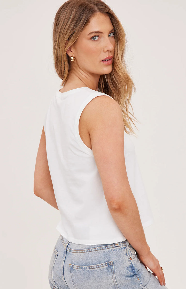 Gentle Fawn Kate Cotton Tank - White