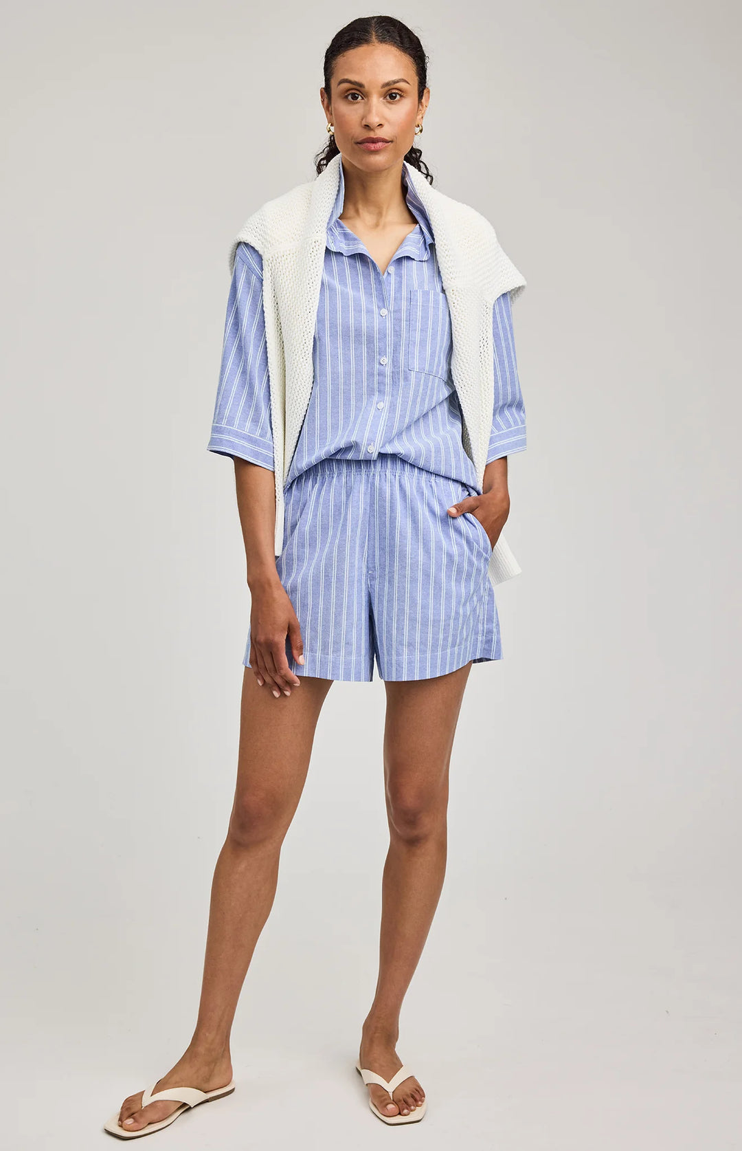 Gentle Fawn Lima Short - Ocean Stripe
