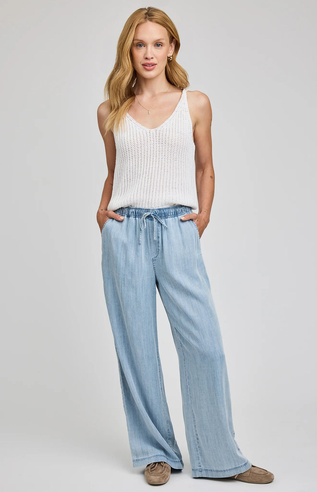 Gentle Fawn Camille Pant - Light Blue