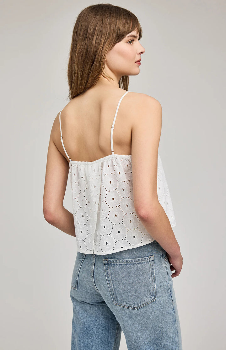 Gentle Fawn Elsie Eyelet Tank - White