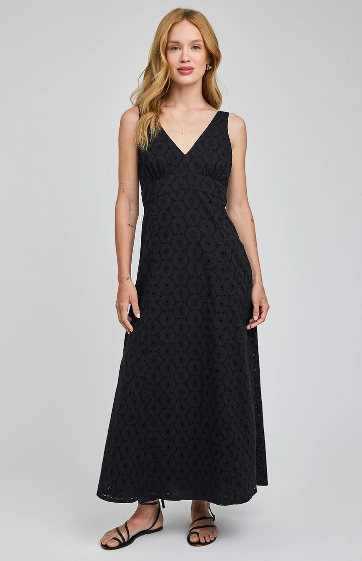 Gentle Fawn Marielle Eyelet Dress - Black