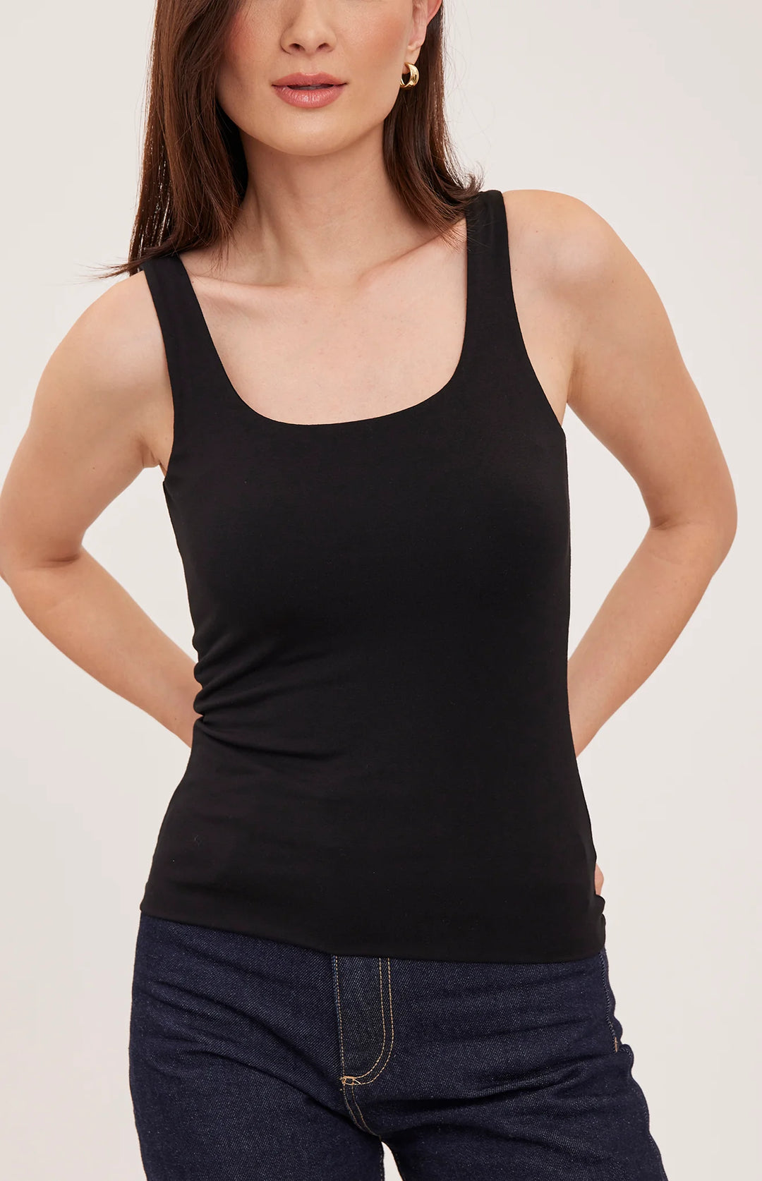 Gentle Fawn Blanche Tank (in Black)