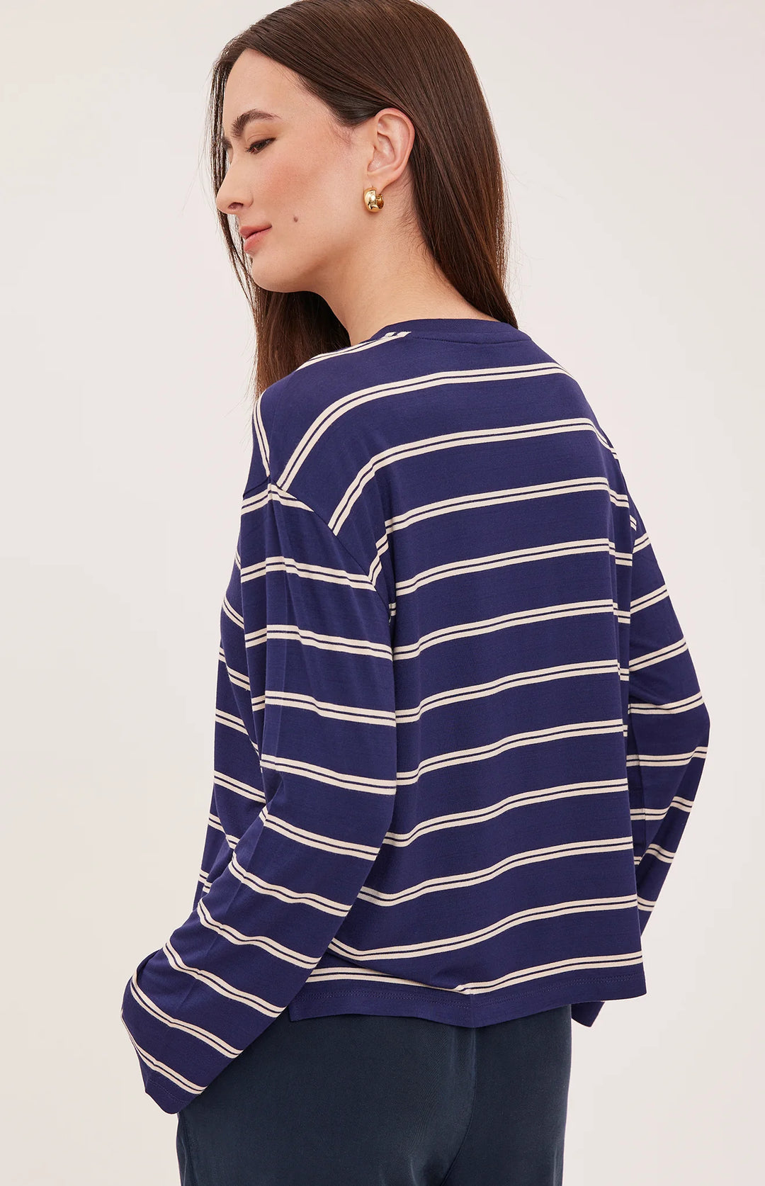 Gentle Fawn Indy Long Sleeve (in Navy Stripe)