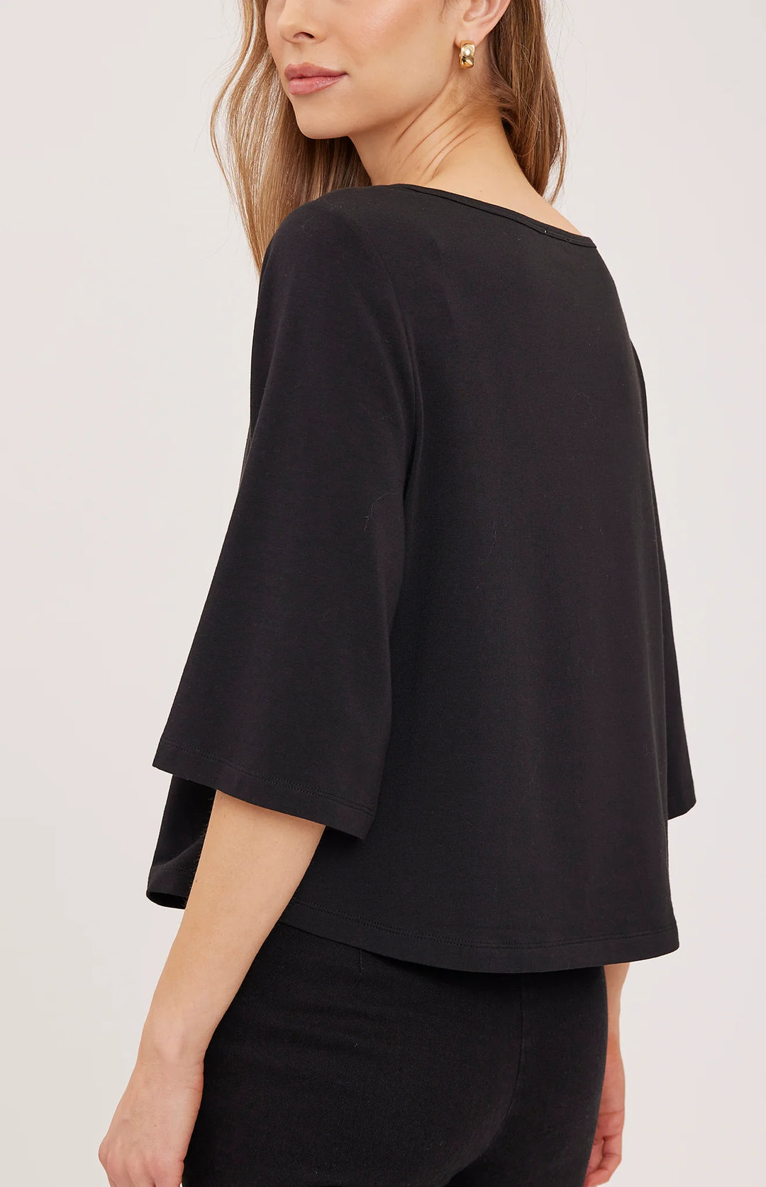 Gentle Fawn Aimee Knit Top - Black